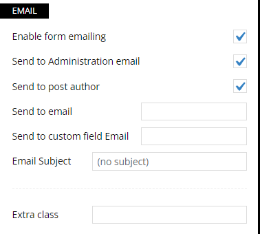 Posts Form Submit (Email)元素